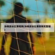 孙杨游泳比赛视频(孙杨游泳比赛视频完整版)