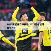 2023男篮世界杯赛程(2023男子篮球世界杯)