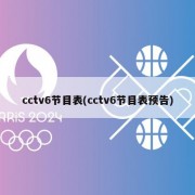 cctv6节目表(cctv6节目表预告)