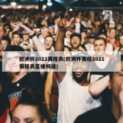 欧洲杯2022赛程表(欧洲杯赛程2021赛程表直播频道)