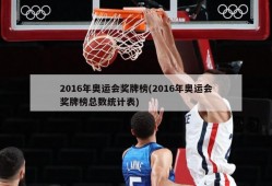 2016年奥运会奖牌榜(2016年奥运会奖牌榜总数统计表)