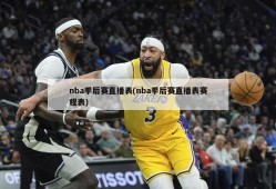 nba季后赛直播表(nba季后赛直播表赛程表)